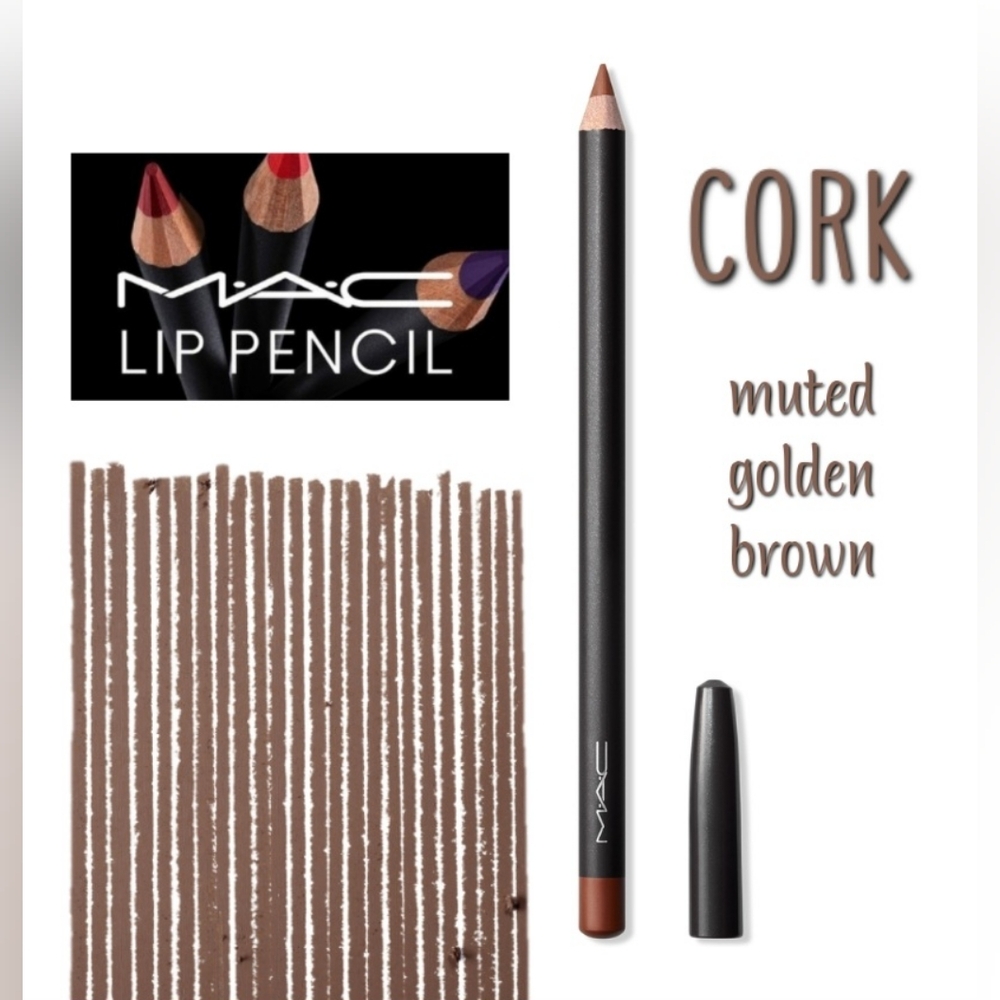 Mac Lip Pencil Cork Muted Golden Brown Lip Liner Brand New in Box Authentic - Picture 1 of 12